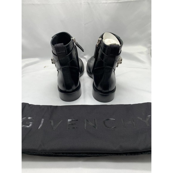 Givenchy Women's Lock Bootie Black EUR 36.5 US 6.5 - Picture 6 of 8